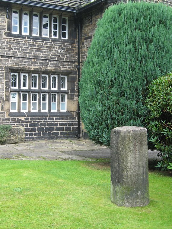 Dial Stone at Slaithwaite Manor House